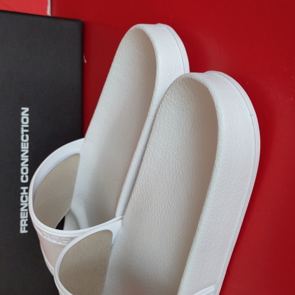 BRAND NEW FRENCH CONNECTION FITCH SLIP ON SLIDE SANDALS - Picture 7 of 16